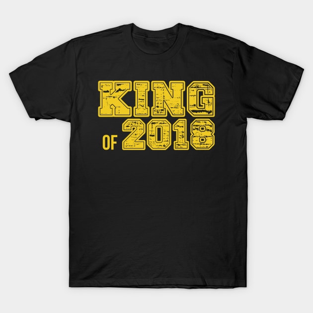 King Of 2018 New Years Eve T-Shirt by charlescheshire